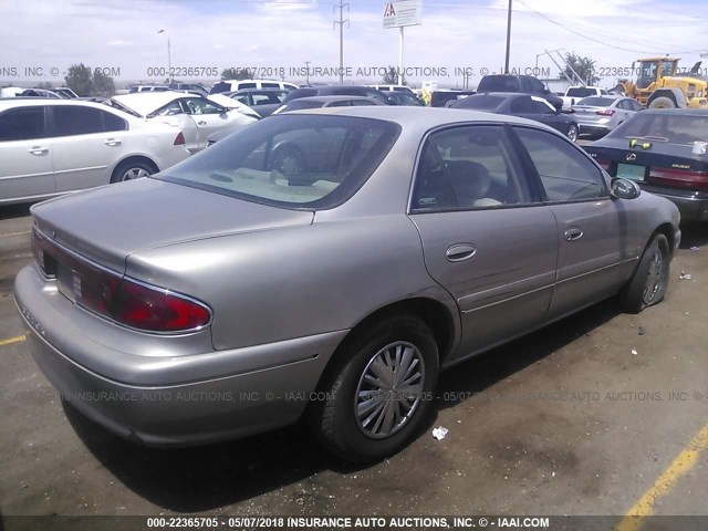 2G4WS52J3Y1311375 - 2000 BUICK CENTURY CUSTOM GOLD photo 4