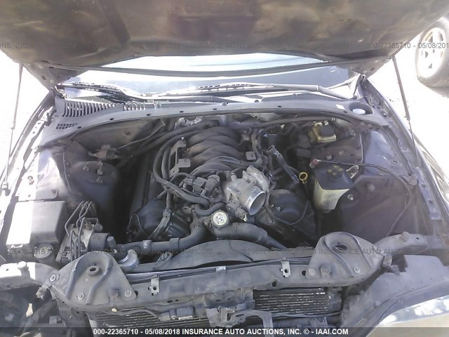 1LNHM87A84Y615287 - 2004 LINCOLN LS BLACK photo 10
