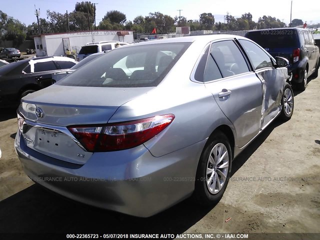 4T4BF1FK5GR570229 - 2016 TOYOTA CAMRY LE/XLE/SE/XSE SILVER photo 4