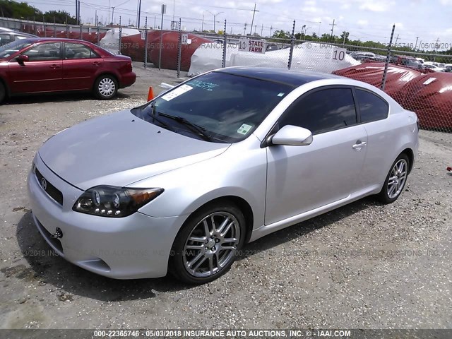 JTKDE177360067916 - 2006 TOYOTA SCION TC 银色 照片 2