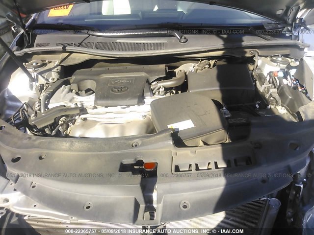 4T1BF1FKXGU524485 - 2016 TOYOTA CAMRY LE/XLE/SE/XSE SILVER photo 10