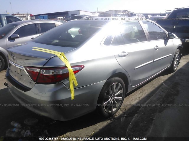 4T1BF1FKXGU524485 - 2016 TOYOTA CAMRY LE/XLE/SE/XSE SILVER photo 4