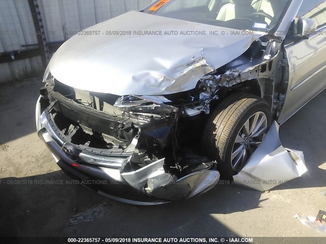 4T1BF1FKXGU524485 - 2016 TOYOTA CAMRY LE/XLE/SE/XSE SILVER photo 6