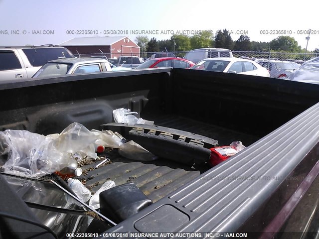 1FTWX31P67EA10287 - 2007 FORD F350 SRW SUPER DUTY BURGUNDY photo 7