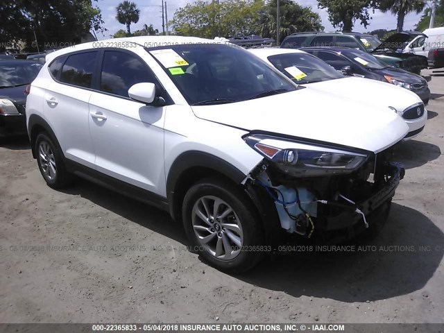 KM8J23A46HU469997 - 2017 HYUNDAI TUCSON SE WHITE photo 1