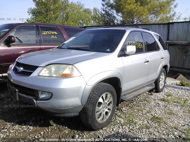 2HNYD18673H504111 - 2003 ACURA MDX TOURING SILVER photo 2