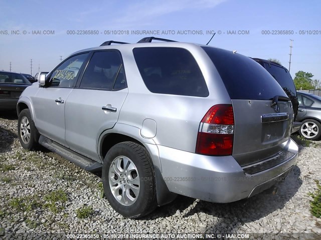 2HNYD18673H504111 - 2003 ACURA MDX TOURING SILVER photo 3