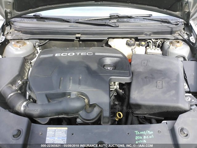 1G1ZH57B694228510 - 2009 CHEVROLET MALIBU 1LT 灰色 照片 10