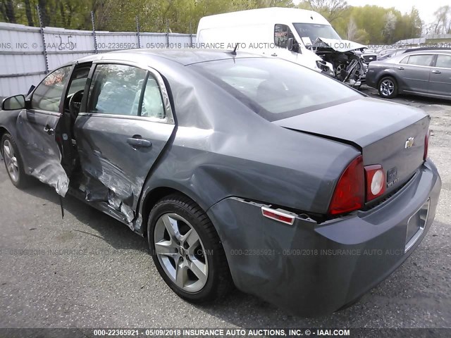 1G1ZH57B694228510 - 2009 CHEVROLET MALIBU 1LT 灰色 照片 3