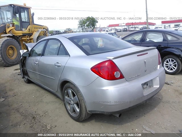 1G2ZH58N174216220 - 2007 PONTIAC G6 GT SILVER photo 3