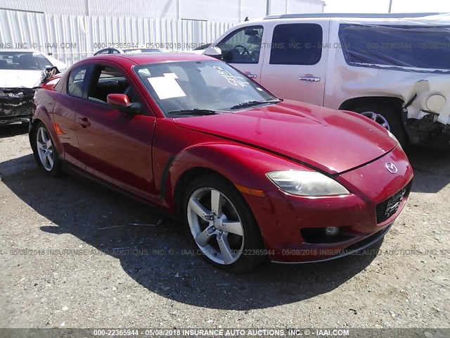 JM1FE17N350145883 - 2005 MAZDA RX8 RED photo 1