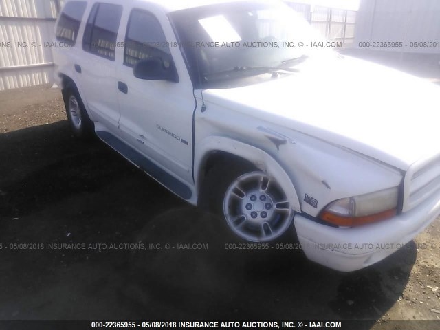 1B4HS28Z0YF207537 - 2000 DODGE DURANGO WHITE photo 6