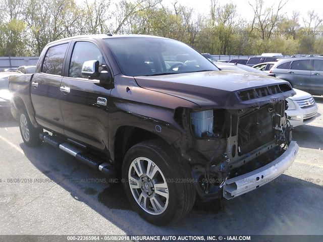 5TFAW5F18GX576775 - 2016 TOYOTA TUNDRA CREWMAX 1794/PLATINUM 棕色 照片 1