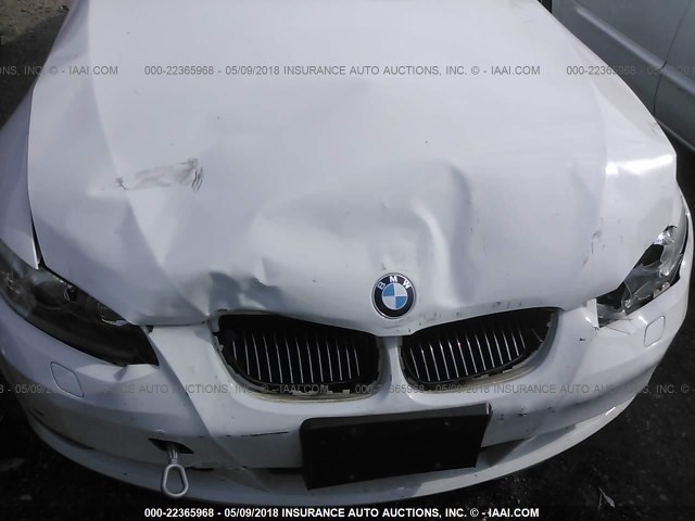 WBAWL7C54AP475657 - 2010 BMW 335 I WHITE photo 10