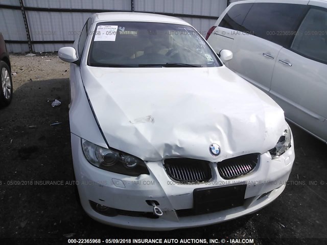 WBAWL7C54AP475657 - 2010 BMW 335 I WHITE photo 6