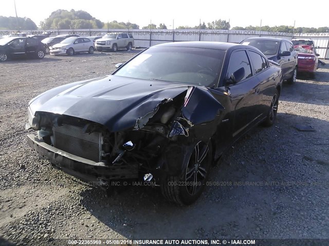 2C3CDXDT4EH233403 - 2014 DODGE CHARGER R/T BLACK photo 6