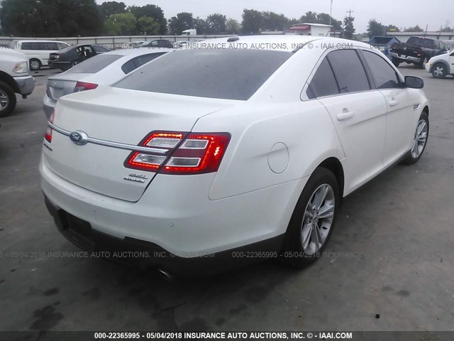 1FAHP2E83FG129252 - 2015 FORD TAURUS SEL WHITE photo 4