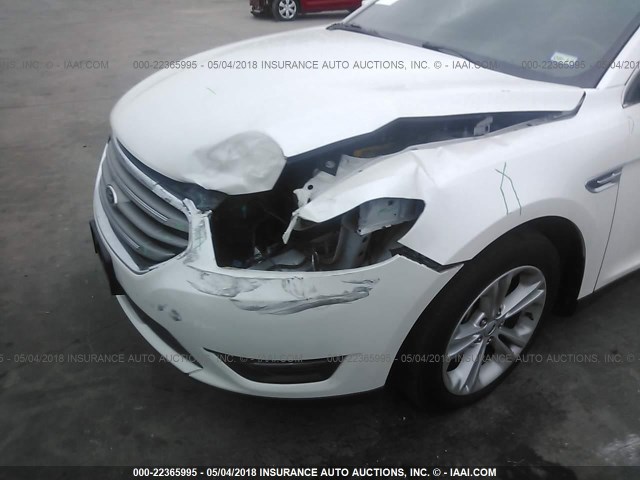 1FAHP2E83FG129252 - 2015 FORD TAURUS SEL WHITE photo 6