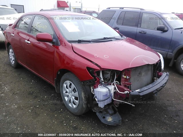2T1BU4EE5BC725708 - 2011 TOYOTA COROLLA S/LE RED photo 1