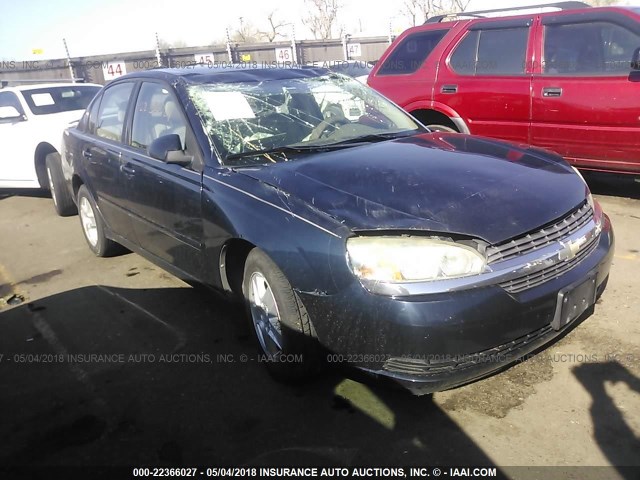 1G1ZT54834F179173 - 2004 CHEVROLET MALIBU LS მუქი ლურჯი ფოტო 1