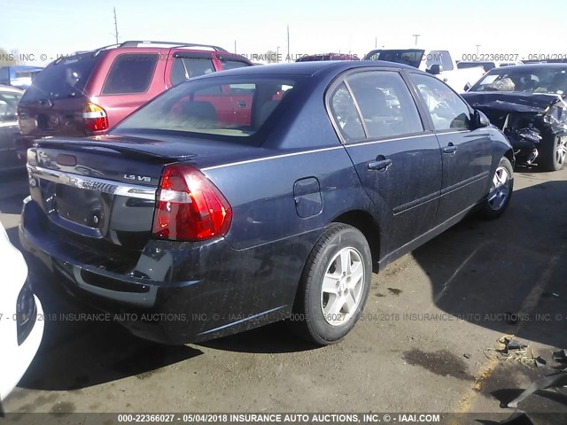 1G1ZT54834F179173 - 2004 CHEVROLET MALIBU LS მუქი ლურჯი ფოტო 4