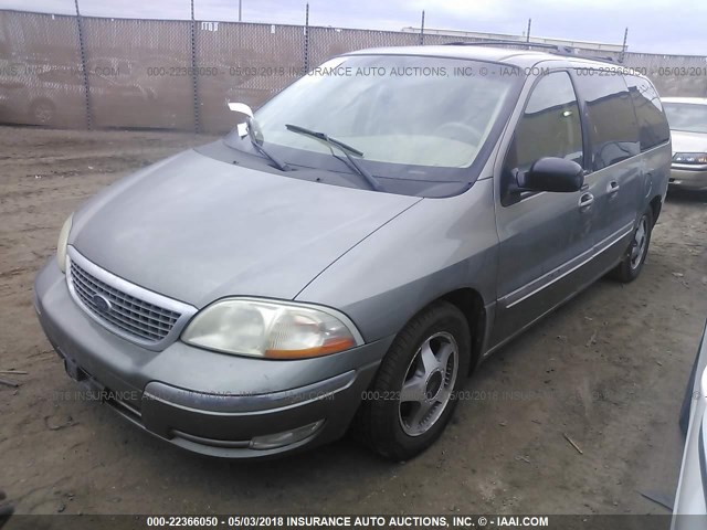 2FMZA52462BB37135 - 2002 FORD WINDSTAR SE GREEN photo 2