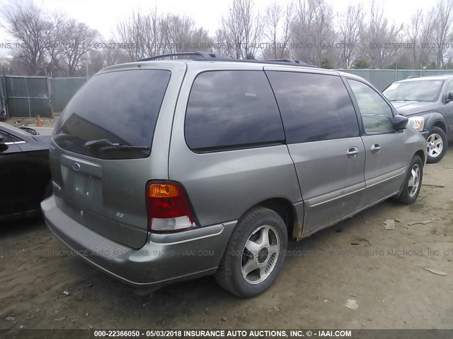 2FMZA52462BB37135 - 2002 FORD WINDSTAR SE GREEN photo 4