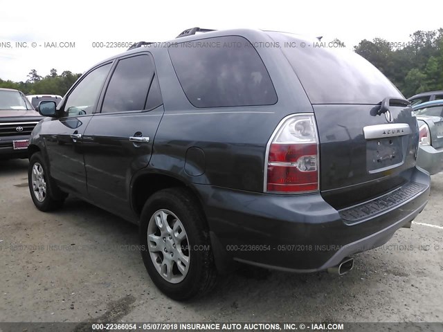 2HNYD18615H559723 - 2005 ACURA MDX TOURING GRAY photo 3