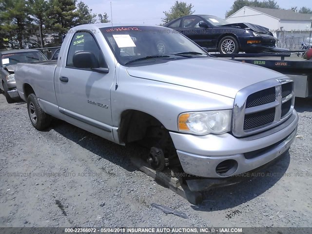 1D7HA16K15J503672 - 2005 DODGE RAM 1500 ST SILVER photo 1