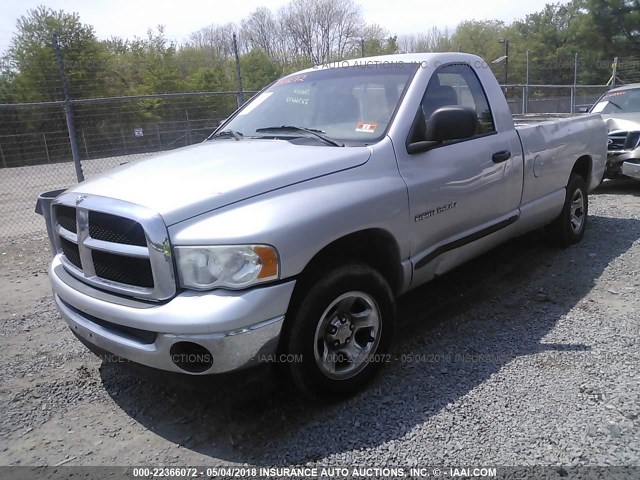 1D7HA16K15J503672 - 2005 DODGE RAM 1500 ST SILVER photo 2