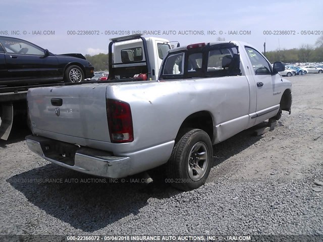 1D7HA16K15J503672 - 2005 DODGE RAM 1500 ST SILVER photo 4