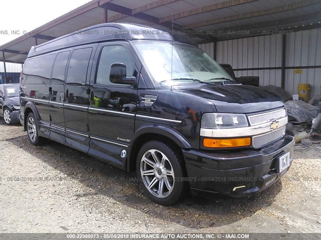 1GCWGBFG0H1105715 - 2017 CHEVROLET EXPRESS G2500  BLACK photo 1