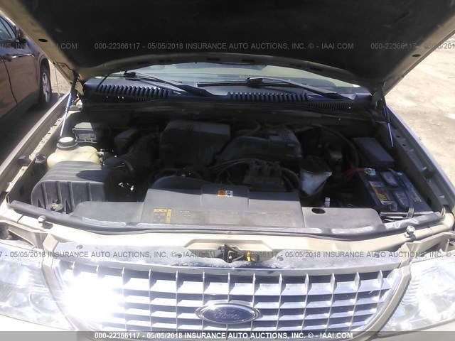 1FMZU73K23ZA66417 - 2003 FORD EXPLORER XLT/XLT SPORT/NBX TAN photo 10