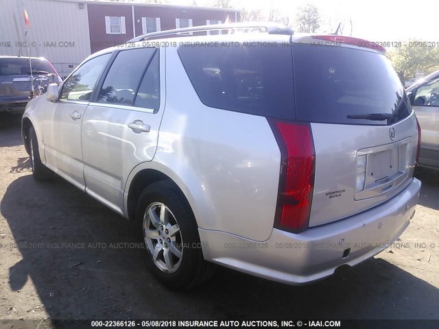 1GYEE637280100996 - 2008 CADILLAC SRX SILVER photo 3