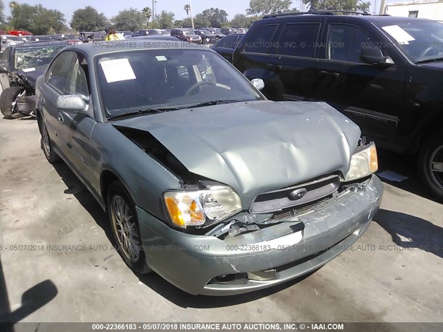 4S3BE625847209067 - 2004 SUBARU LEGACY L SPECIAL GREEN photo 1