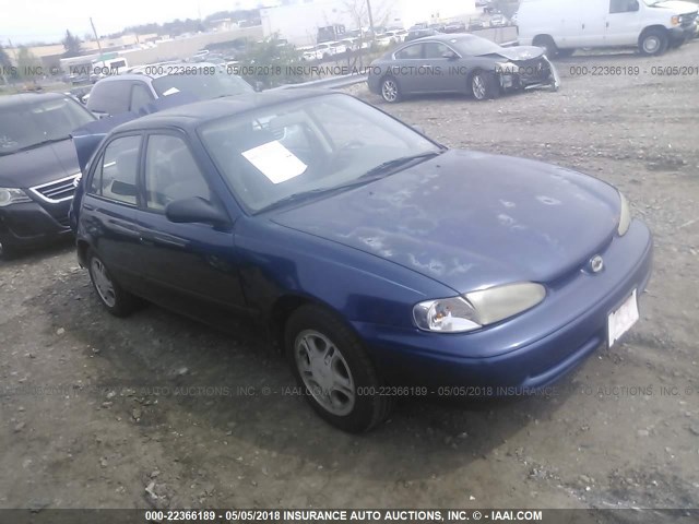 1Y1SK5284WZ434912 - 1998 CHEVROLET GEO PRIZM LSI BLUE photo 1