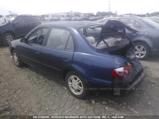 1Y1SK5284WZ434912 - 1998 CHEVROLET GEO PRIZM LSI BLUE photo 3