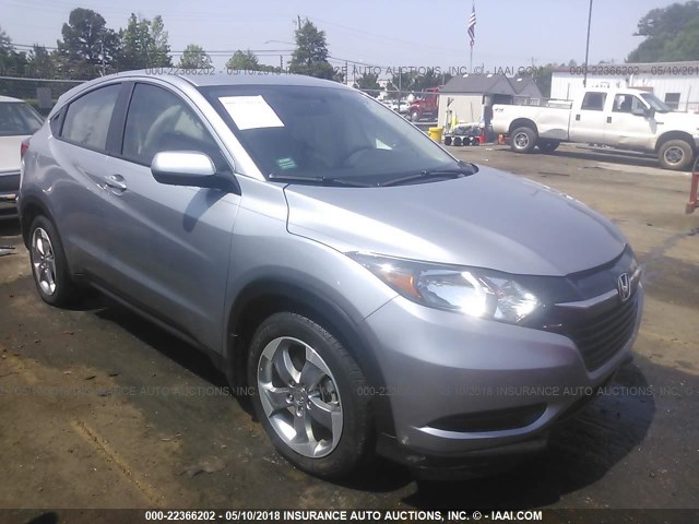 3CZRU5H36HM713799 - 2017 HONDA HR-V LX SILVER photo 1