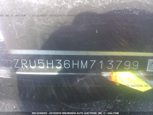 3CZRU5H36HM713799 - 2017 HONDA HR-V LX SILVER photo 9