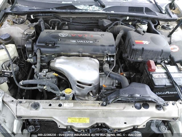 4T1BE32K64U936502 - 2004 TOYOTA CAMRY LE/XLE/SE თაფლისფერი ფოტო 10