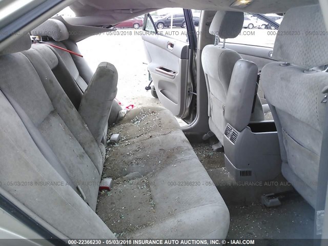 4T1BE32K64U936502 - 2004 TOYOTA CAMRY LE/XLE/SE თაფლისფერი ფოტო 8