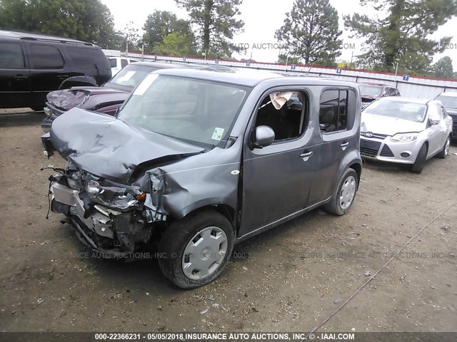 JN8AZ2KR4ET351313 - 2014 NISSAN CUBE S/SL GRAY photo 2