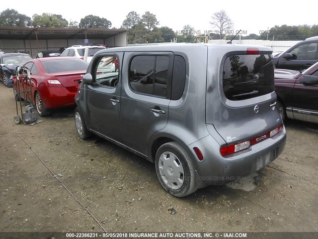 JN8AZ2KR4ET351313 - 2014 NISSAN CUBE S/SL GRAY photo 3