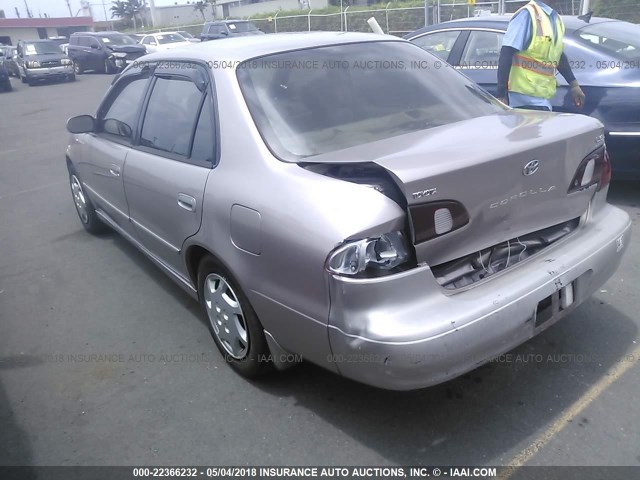 1NXBR12E1WZ050478 - 1998 TOYOTA COROLLA VE/CE/LE 棕色 照片 3