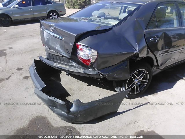 4T1BE32K94U861164 - 2004 TOYOTA CAMRY LE/XLE/SE ნაცრისფერი ფოტო 6