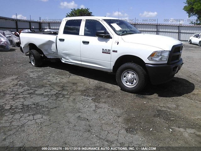 3C6TR5HT3EG242287 - 2014 RAM 2500 ST WHITE photo 1
