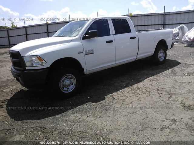 3C6TR5HT3EG242287 - 2014 RAM 2500 ST WHITE photo 2