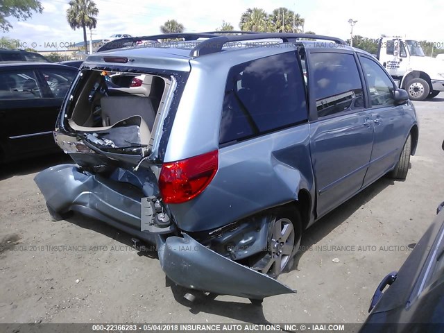 5TDKK4CC1AS333662 - 2010 TOYOTA SIENNA CE/LE BLUE photo 4