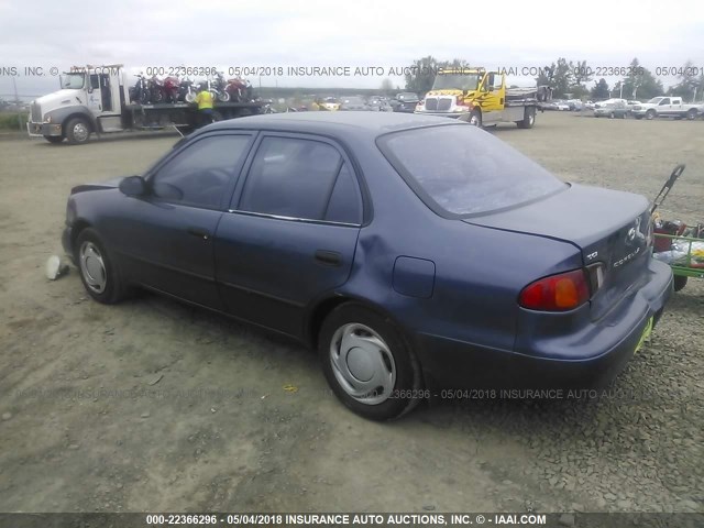 1NXBR12E6XZ301433 - 1999 TOYOTA COROLLA VE/CE/LE 蓝色 照片 3