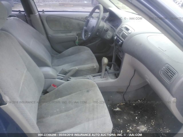 1NXBR12E6XZ301433 - 1999 TOYOTA COROLLA VE/CE/LE 蓝色 照片 5